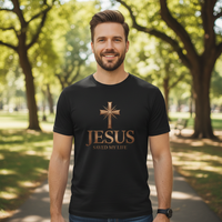 Load image into Gallery viewer, Jesus Saved My Life Heavyweight Cotton T-Shirt – Durable Casual Staple