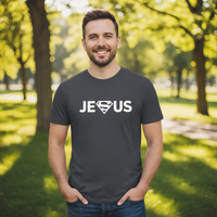 Load image into Gallery viewer, Super Jesus – Heavyweight Cotton T-Shirt
